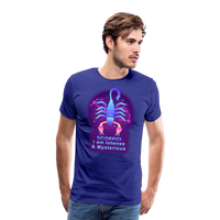 Thumbnail for Men's Neon Scorpio Premium T-Shirt - royal blue