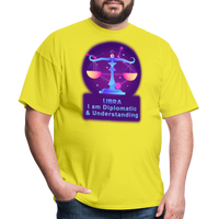 Thumbnail for Men's Neon Libra Classic T-Shirt - yellow