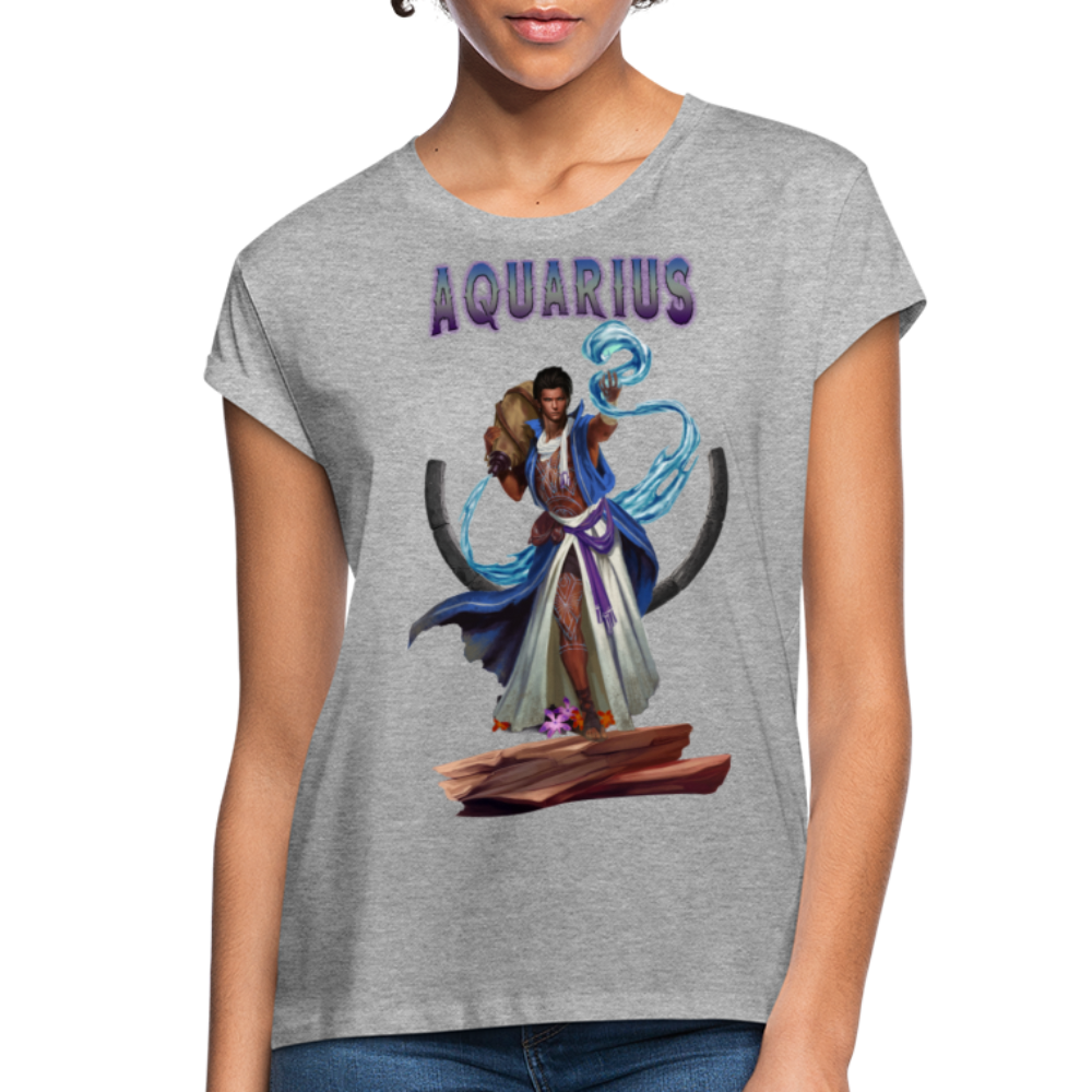 Women's Aquarius Relaxed Fit T-Shirt - heather gray