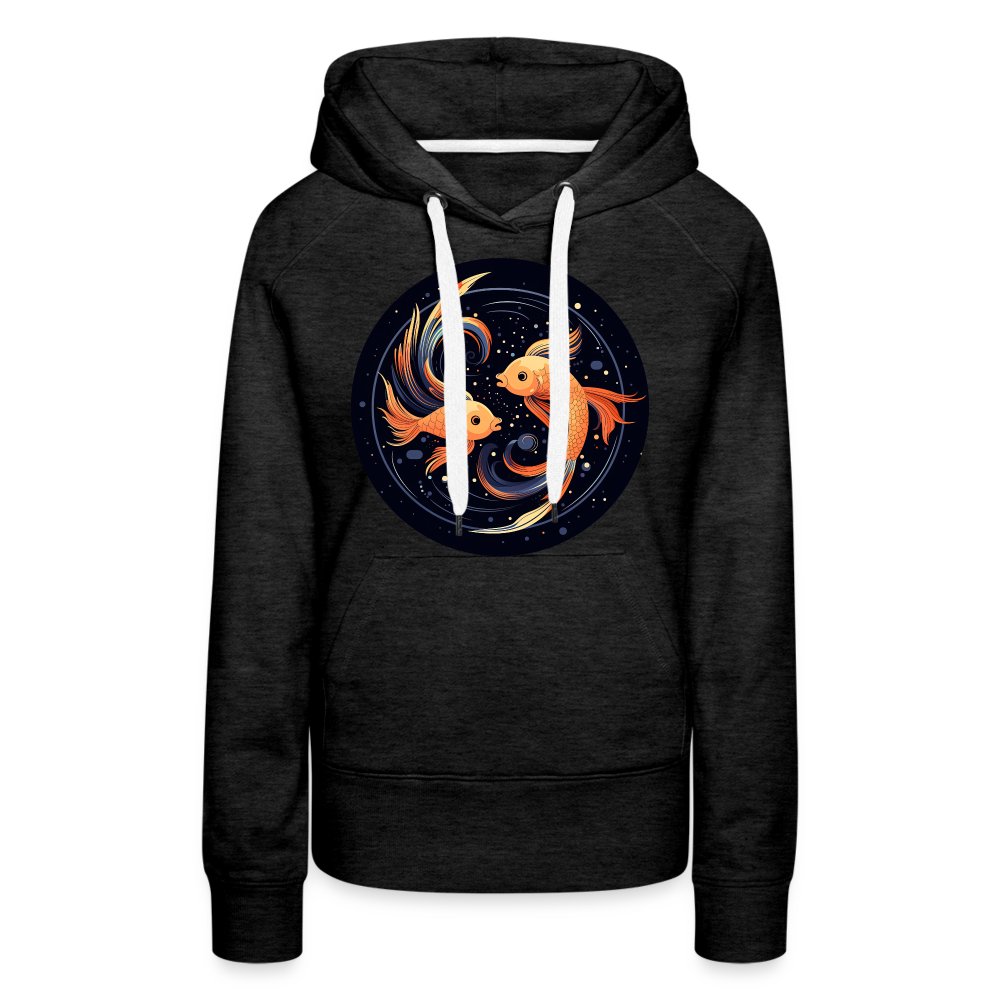 Women’s Mystic Pisces Premium Hoodie - charcoal grey