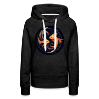 Thumbnail for Women’s Mystic Pisces Premium Hoodie - charcoal grey