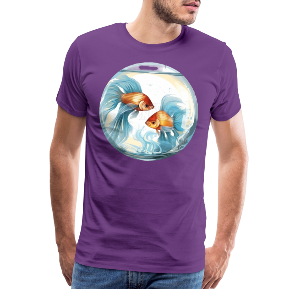 Men's Mythical Pisces Premium T-Shirt - purple