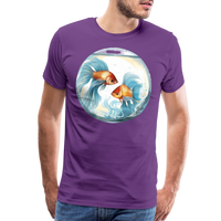 Thumbnail for Men's Mythical Pisces Premium T-Shirt - purple