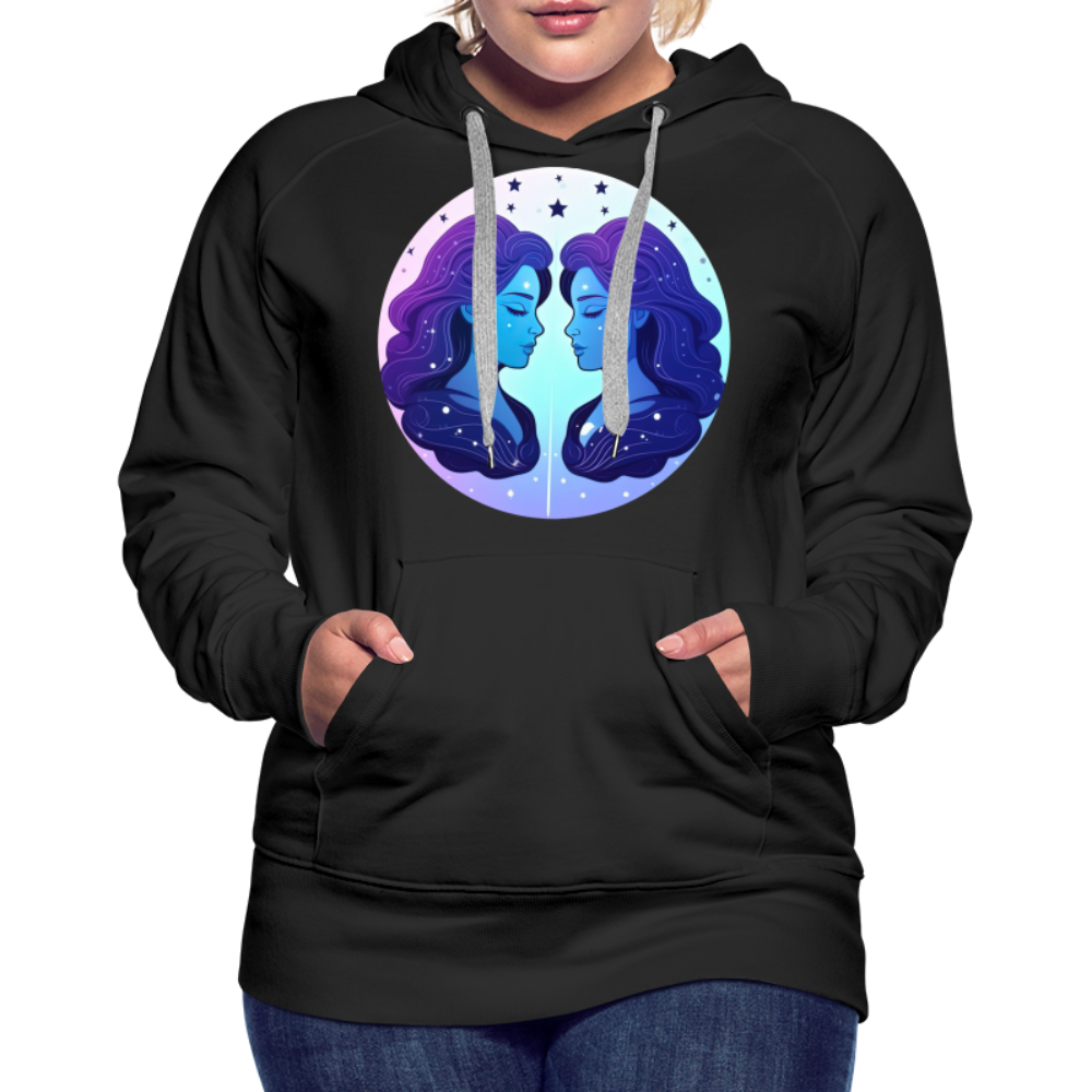 Women’s Magic Gemini Premium Hoodie - black