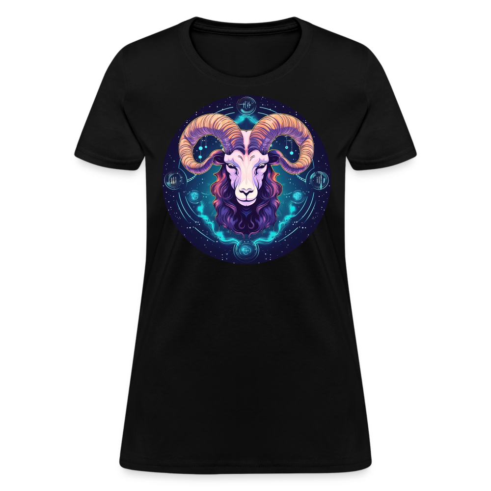 Women's Magic Capricorn T-Shirt - black