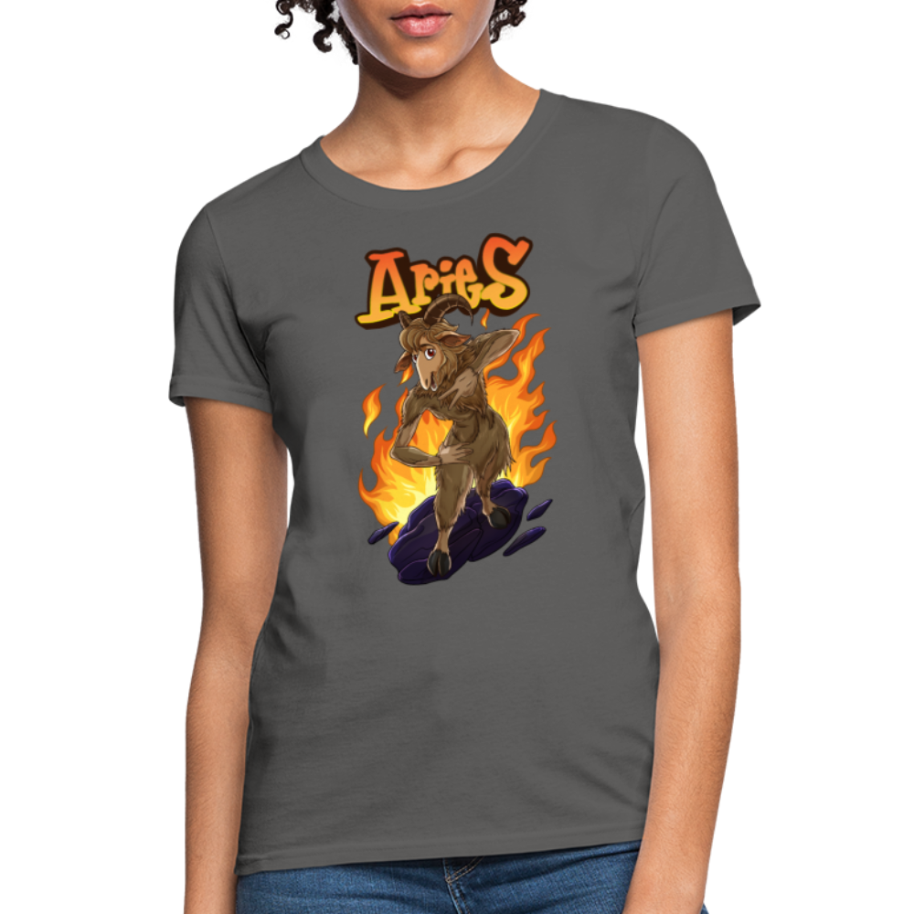 Women's Aries Narihndrab T-Shirt - charcoal