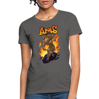 Thumbnail for Women's Aries Narihndrab T-Shirt - charcoal