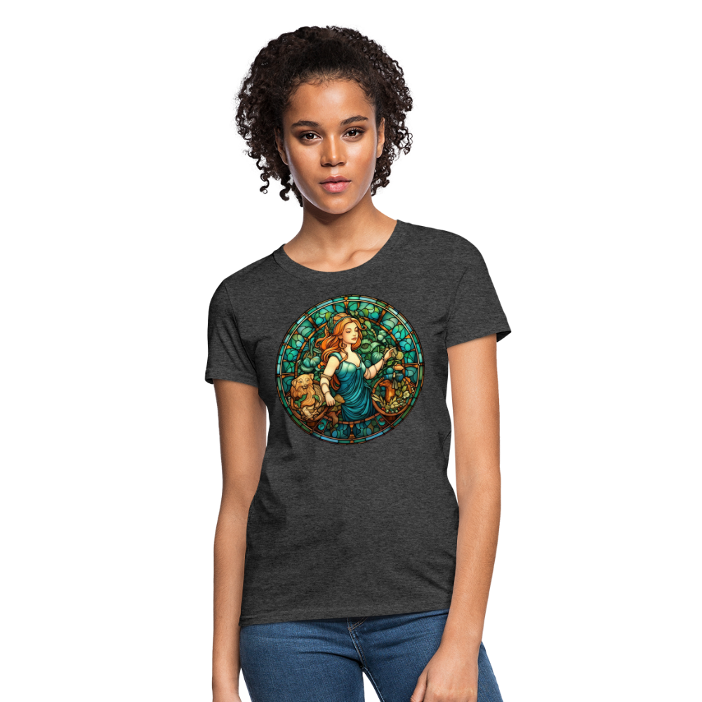 Women's Mosaic Virgo T-Shirt - heather black