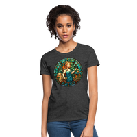 Thumbnail for Women's Mosaic Virgo T-Shirt - heather black