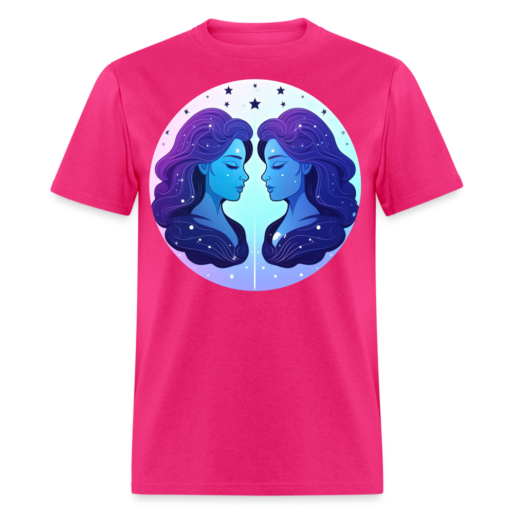 Men's Magic Gemini Classic T-Shirt - fuchsia