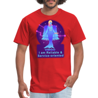 Thumbnail for Men's Neon Virgo Classic T-Shirt - red