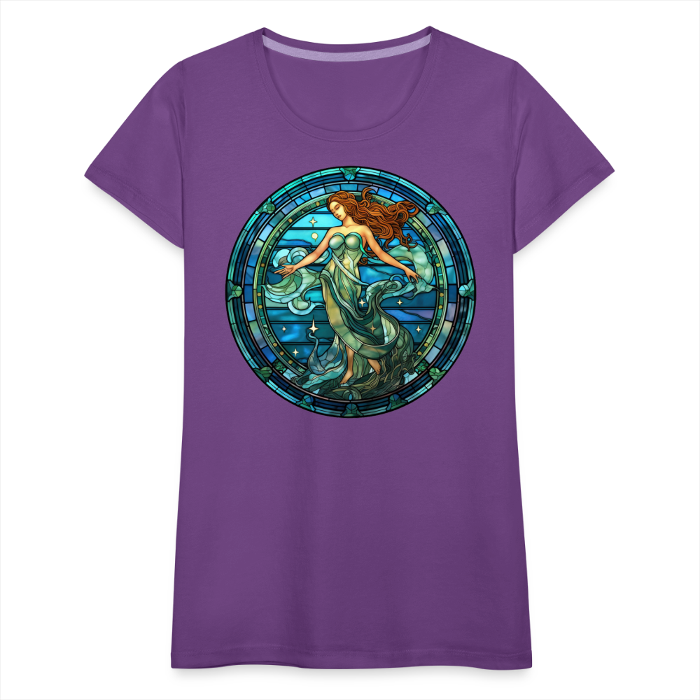 Women’s Mosaic Aquarius Premium T-Shirt - purple