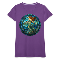 Thumbnail for Women’s Mosaic Aquarius Premium T-Shirt - purple