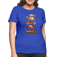 Thumbnail for Women's Playful Aries T-Shirt - royal blue