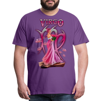 Thumbnail for Men's Astral Virgo Premium T-Shirt - purple