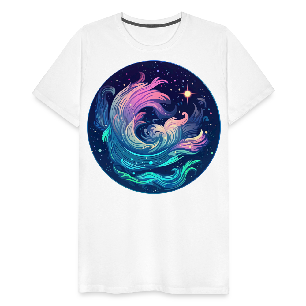 Men's Magic Aquarius Premium T-Shirt - white