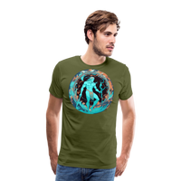 Thumbnail for Men's Mythical Aquarius Premium T-Shirt - olive green