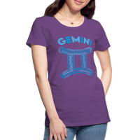 Thumbnail for Women's Power Words Gemini Premium T-Shirt - purple