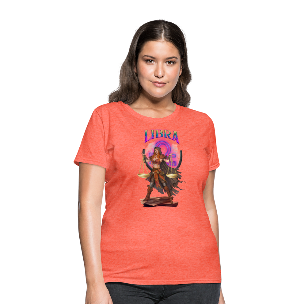 Astral Libra Women's T-Shirt - heather coral