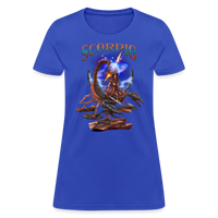 Thumbnail for Women's Astral Scorpio T-Shirt - royal blue