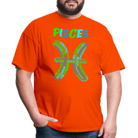 Thumbnail for Men's Power Words Pisces Classic T-Shirt - orange