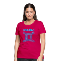 Thumbnail for Women's Power Words Gemini Premium T-Shirt - dark pink