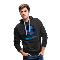 Thumbnail for Men’s Aquarius Premium Hoodie - black