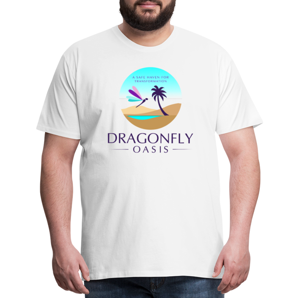 Men's Dragonfly Oasis V.1 Premium T-Shirt - white