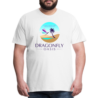 Thumbnail for Men's Dragonfly Oasis V.1 Premium T-Shirt - white