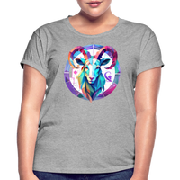 Thumbnail for Women's Mythical Aries Relaxed Fit T-Shirt - heather gray