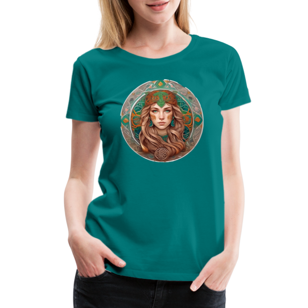 Women’s Mythical Virgo Premium T-Shirt - teal