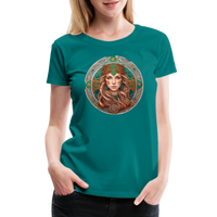 Thumbnail for Women’s Mythical Virgo Premium T-Shirt - teal