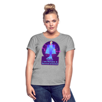 Thumbnail for Women's Neon Virgo Relaxed Fit T-Shirt - heather gray