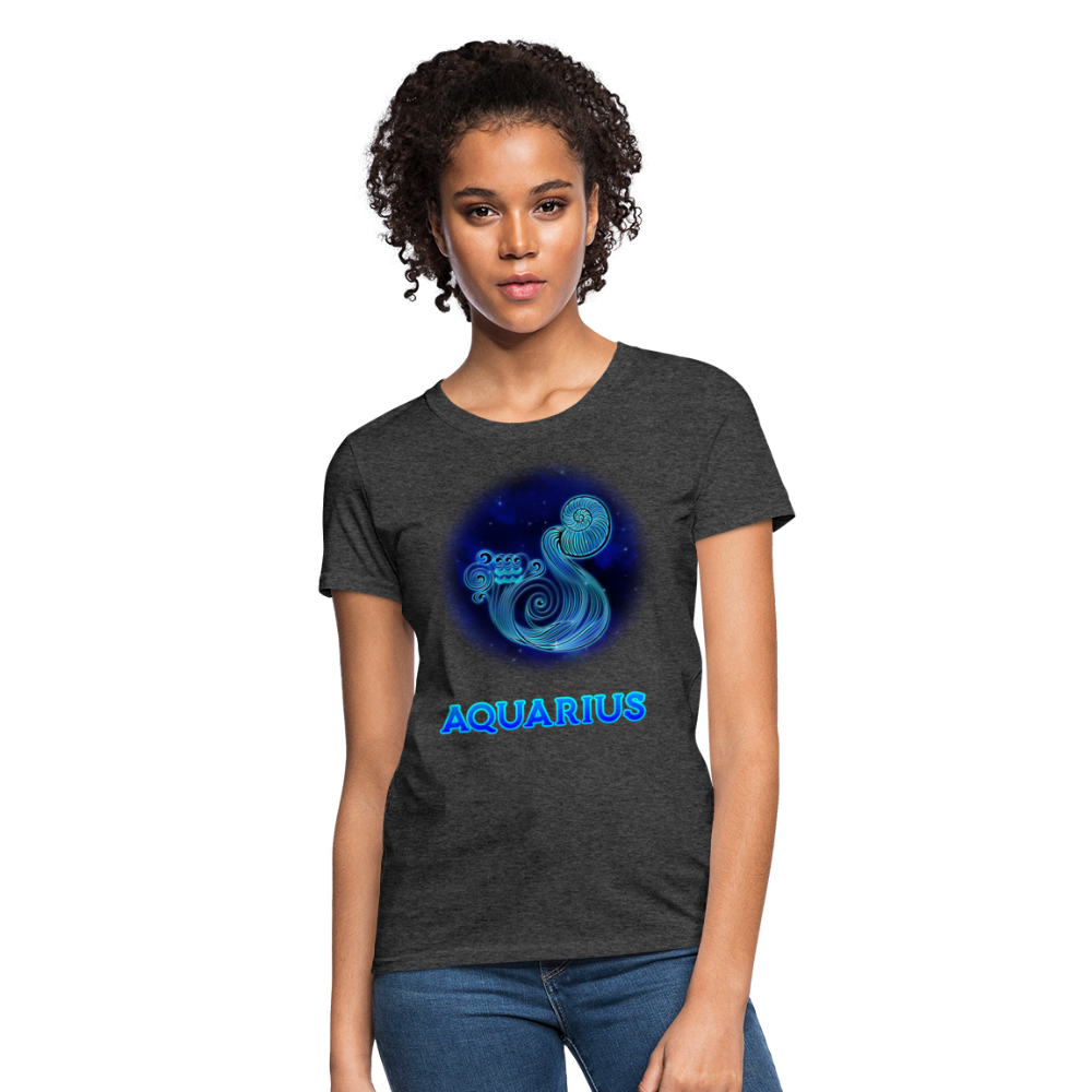 Women's Stellar Aquarius T-Shirt - heather black