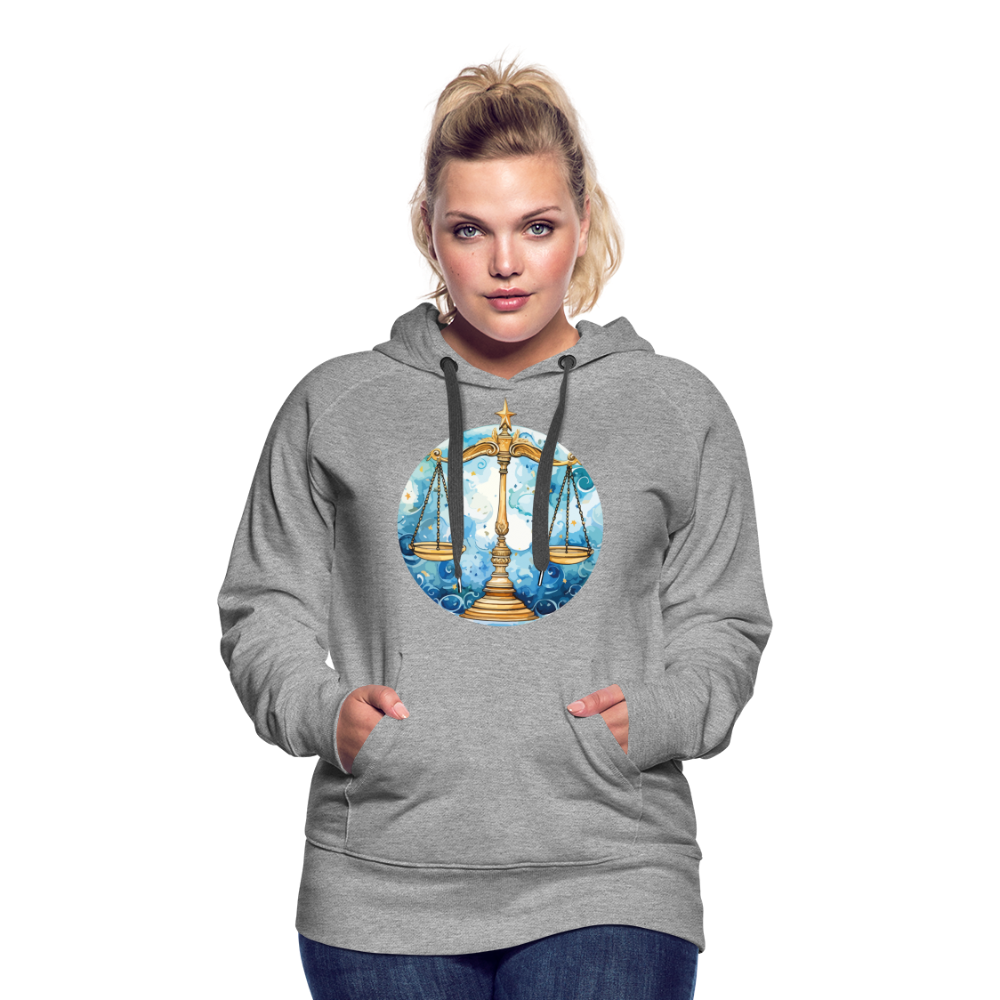 Women’s Mythical Libra Premium Hoodie - heather grey