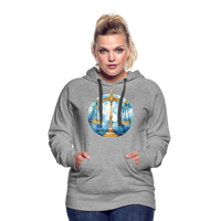 Thumbnail for Women’s Mythical Libra Premium Hoodie - heather grey