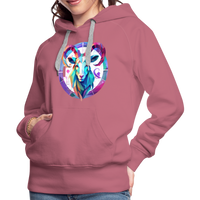 Thumbnail for Women’s Mythical Aries Premium Hoodie - mauve