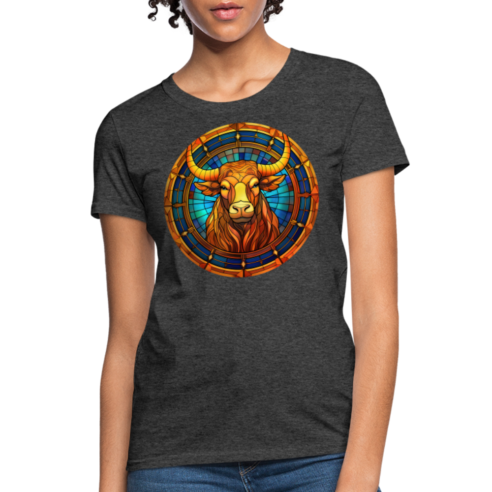 Women's Mosaic Taurus T-Shirt - heather black