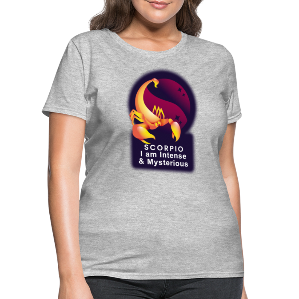 Women's Glow Scorpio T-Shirt - heather gray