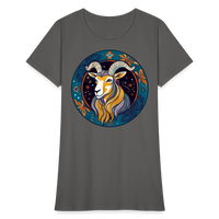 Thumbnail for Women's Mythical Capricorn T-Shirt - charcoal