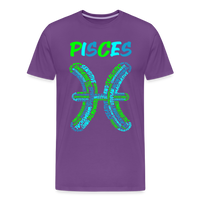 Thumbnail for Men's Power Words Pisces Premium T-Shirt - purple