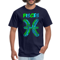 Thumbnail for Men's Power Words Pisces Classic T-Shirt - navy