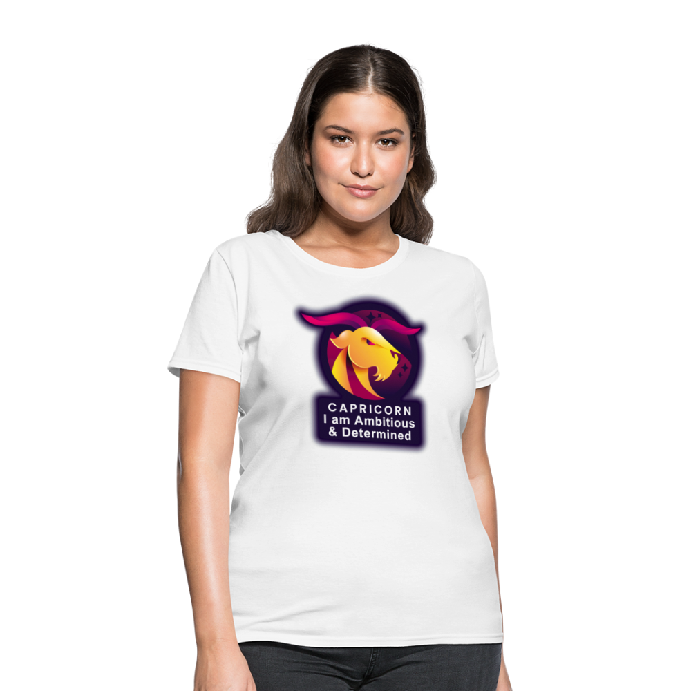 Women's Glow Capricorn T-Shirt - white