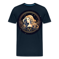 Thumbnail for Men's Mystic Virgo Premium T-Shirt - deep navy