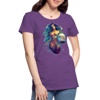 Thumbnail for Women’s Mythical Aquarius Premium T-Shirt - purple