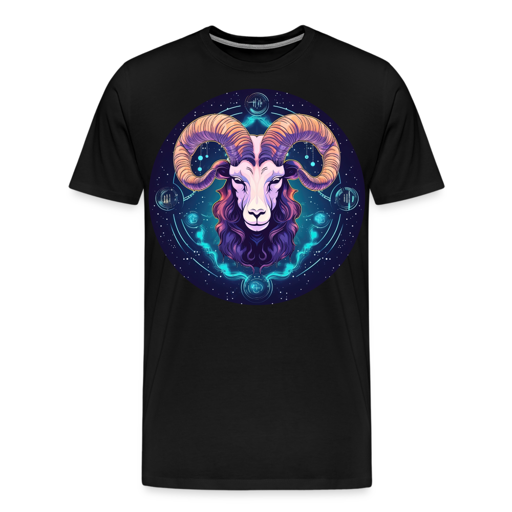 Men's Mystic Aries Premium T-Shirt - black