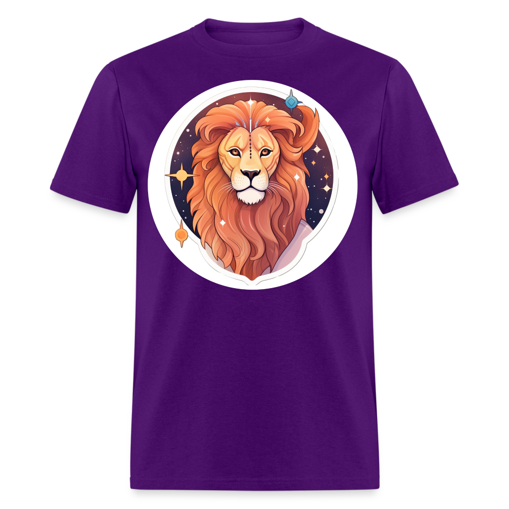 Men's Symbol Leo Classic T-Shirt - purple