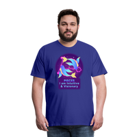 Thumbnail for Men's Neon Pisces Premium T-Shirt - royal blue