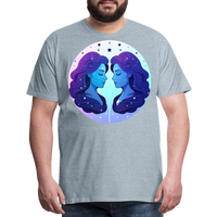 Thumbnail for Men's Magic Gemini Premium T-Shirt - heather ice blue