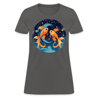 Thumbnail for Women's Magic Pisces T-Shirt - charcoal